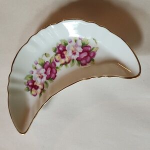 Vintage Chadwick Floral Trinket Dish/Bone Dish